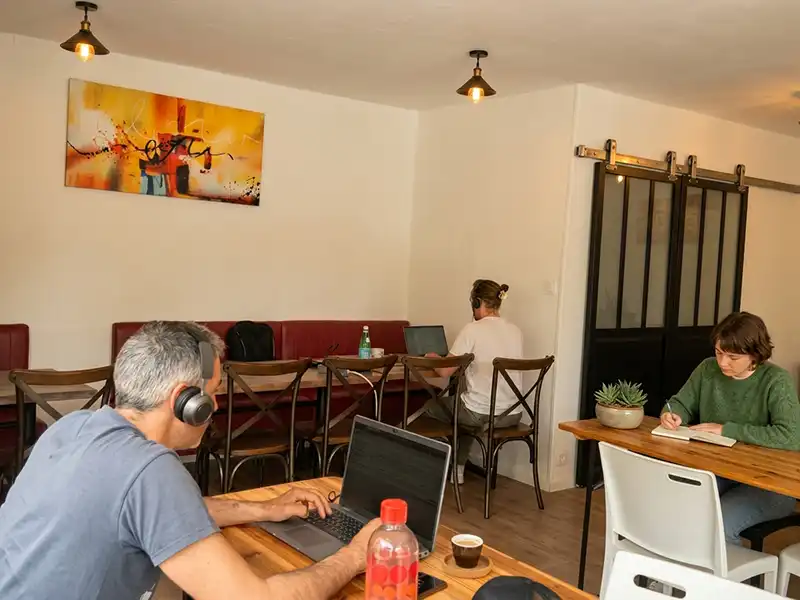Télétravail au camping Vert Lavande